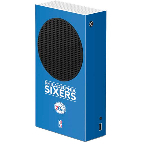NBA Philadelphia 76ers Standard - Blue Xbox Series S Console Skin